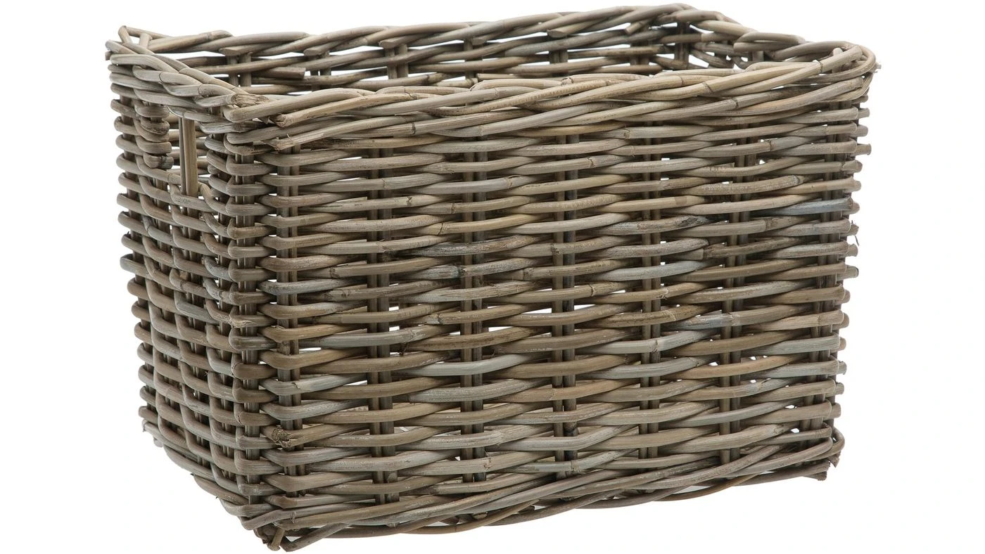 New Looxs Korb Brisbane Large Grey 39L Rattan 46X33X26Cm 1 New Looxs Korb Brisbane Large Grey 39L Rattan 46X33X26Cm