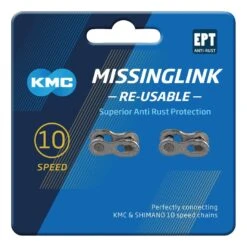 Missinglink 10R KMC 10R EPT, 2 Stück F. Ketten, 5,88mm,silber,10-fach
