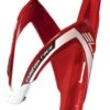 Trinkflaschenhalter Elite Custom Race, Elastomer-Gummi, Rot/weiß