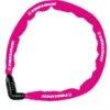 Kettenschloss Trelock BC 115 Code, Länge 60cm, Ø4mm, Pink, Ohne Halter