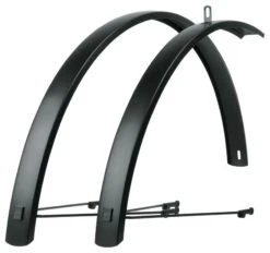 Trekkingbleche SKS EDGE AL, 28&quot;, 46mm, Schwarz Matt, Aluminium