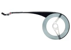 KETTENSCHUTZ HEBIE CHAINGUARD 1-FLÜGELIG 48 ZÄHNE, RAUCH/SCHWARZ, KETTENSCHALTUNG