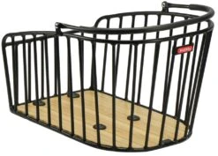 Hinterradkorb KLICKfix Alumino GT Sw, 42x28x25cm, Schwarz, Mit KorbKlip