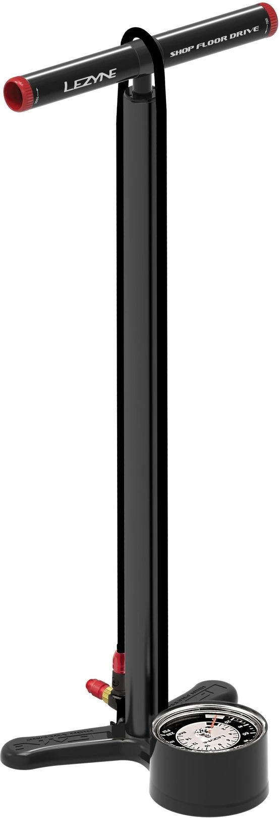 Lezyne Standpumpe Shop Floor Drive Silber 1 Lezyne Standpumpe Shop Floor Drive Silber
