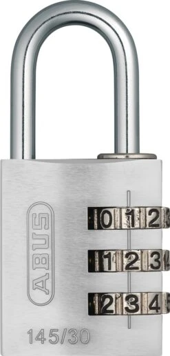 ABUS Zahlenschloss 145/30 Silber Lock-Tag