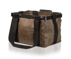 Lenkerkorb T-One Quan, Braun/schwarz, 250x330x250mm, PP