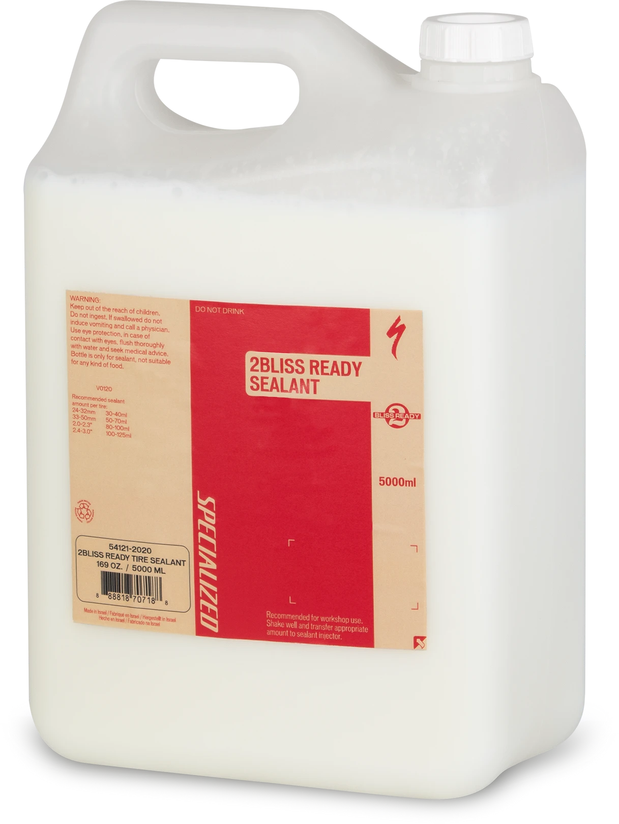 Specialized 2Bliss Ready Tire Sealant 5000Ml Each 1 Specialized 2Bliss Ready Tire Sealant 5000Ml Each