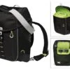 Einzeltasche Basil Miles, Black Lime, 31x17x44cm, 17ltr, Wasserd.