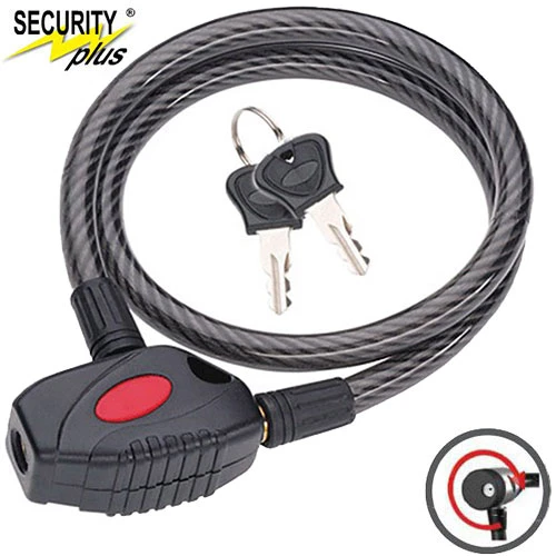 Point Kabelschloss K65 L = 80 Cm, Ø = 12 Mm Silber 1 Point Kabelschloss K65 L = 80 Cm, Ø = 12 Mm Silber