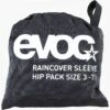EVOC RAINCOVER SLEEVE HIP PACK BLACK
