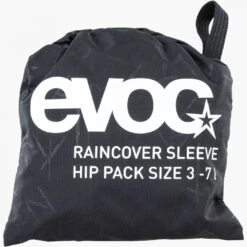 EVOC RAINCOVER SLEEVE HIP PACK BLACK