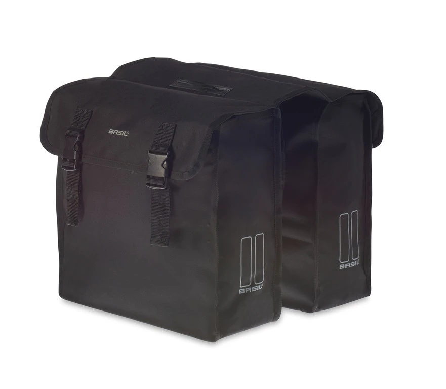 Doppelpacktasche Basil Mara XL, Schwarz, 35x15x32cm, 35 Ltr 1 Doppelpacktasche Basil Mara XL, Schwarz, 35x15x32cm, 35 Ltr