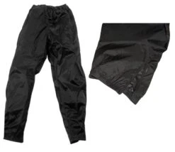 Regenhose Hock Rain Pants-Basic, Uni/schwarz, Gr. L, Körpergr. Bis 185cm
