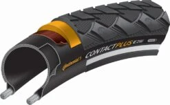 Continental Reifen Conti Contact Plus Reflex, 28x1 5/8x1 1/8&quot; 28-622 Schwarz Reflex
