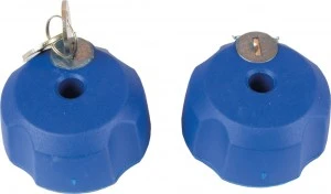 Knebelmutter, Abschließbar, Blau Für XLC Heckträger Azura Xtra/Easy 20 1 Knebelmutter, Abschließbar, Blau Für XLC Heckträger Azura Xtra/Easy 20