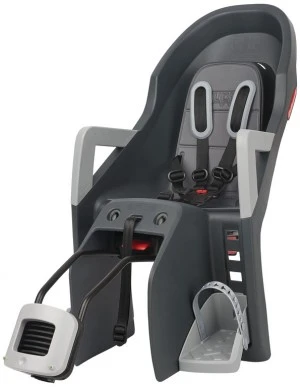 KINDERSITZ POLISPORT GUPPY MAXI RS+ DUNKELGRAU/SILBER, BEFESTIG. RAHMENROHR 1 KINDERSITZ POLISPORT GUPPY MAXI RS+ DUNKELGRAU/SILBER, BEFESTIG. RAHMENROHR