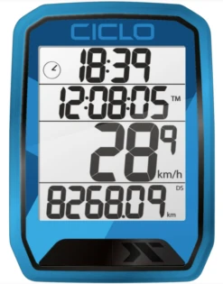 CICLOSPORT Fahrradcomputer &quot;PROTOS 113&quot; BLAU