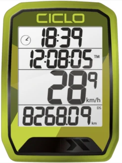 CICLOSPORT Fahrradcomputer &quot;PROTOS 113&quot; GRÜN