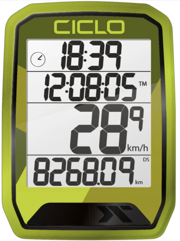 CICLOSPORT Fahrradcomputer "PROTOS 113" GRÜN 1 CICLOSPORT Fahrradcomputer "PROTOS 113" GRÜN