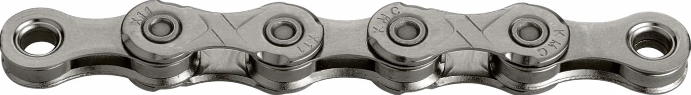 SCHALTUNGSKETTE KMC X11 SILBER/ GRAU 1/2" X 11/128", 114 GLIEDER,5,65MM,11-F. 1 SCHALTUNGSKETTE KMC X11 SILBER/ GRAU 1/2" X 11/128", 114 GLIEDER,5,65MM,11-F.