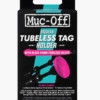 Muc-Off Muc Off Tubeless Tag Holder &amp; 44mm Valve Kit Black