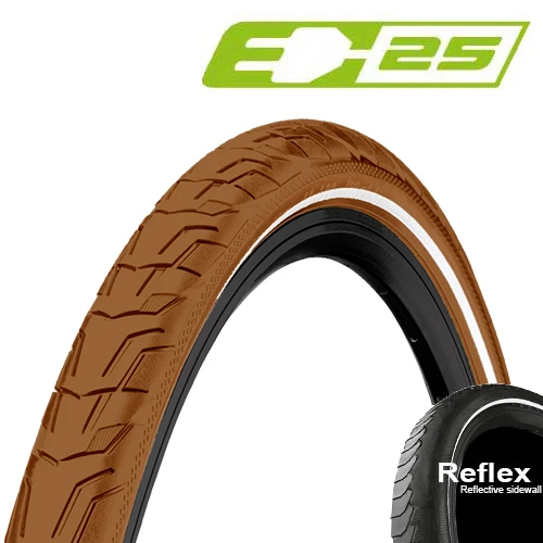 37-622 Ride City, E-25, Draht, Reflex Braun, Continental, 0101604 1 37-622 Ride City, E-25, Draht, Reflex Braun, Continental, 0101604