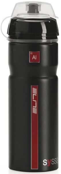 Elite FLASCHE SYSSA SCHWARZ 750ML ALUMINIUM, MIT DECKEL