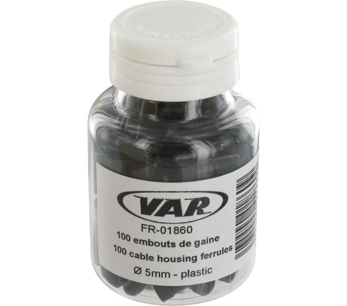 VAR EINHEIT M.100 ENDKAPPEN AUßEN 5 F.AUSSENHÜLLEN DIAM.5,0MM 1 VAR EINHEIT M.100 ENDKAPPEN AUßEN 5 F.AUSSENHÜLLEN DIAM.5,0MM