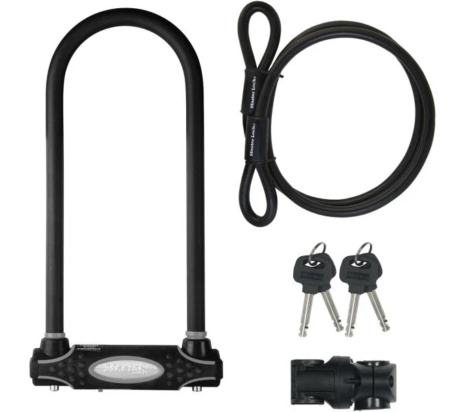 Master Lock BÜGELSCHLOß/8285LW, SCHWARZ 280MMX110MMX13MM +HALTER/KABEL 1 Master Lock BÜGELSCHLOß/8285LW, SCHWARZ 280MMX110MMX13MM +HALTER/KABEL