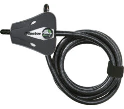 Master Lock Kabelschloß Python-Kompakt/8418 1,80M X 8Mm Schwarz Vinylbesch