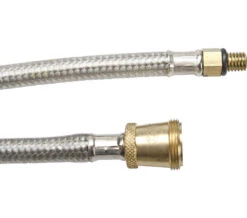 Pro Stahlflexschlauch Mit Pumpenkopf Für Team, Kopf O.Gummi+Aufsatz