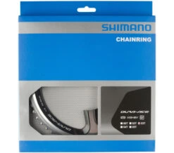 Shimano Kettenblätter Dura-Ace Fc-9000, 53 Zähne (Md), 110 Mm, Silber/Schwarz, Aluminium