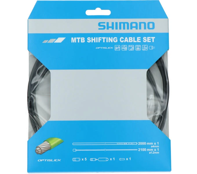 Shimano SCHALTKABEL MTB OPTISLICK SCHWARZ FÜR SCHALTWERK 1 Shimano SCHALTKABEL MTB OPTISLICK SCHWARZ FÜR SCHALTWERK