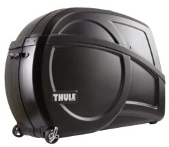 Fahrrtransportkoffer Thule Round Transit, Schwarz Mit Integrierten Montageständer