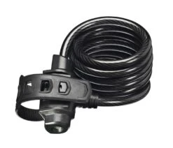 Spiralkabelschloss Trelock SK 222, Länge 180cm, Ø10mm, Schwarz