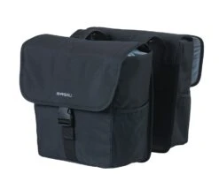 Doppelpacktasche Basil Go Double, Schwarz, 40x16x38cm, 32ltr