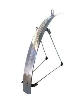 Schutzblechset Stronglight Flat Aluminiu, 26&quot;, Silber, 42mm