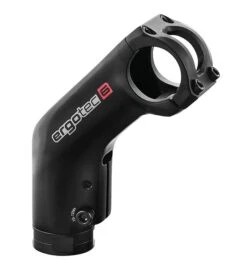 Humpert A-Head Vorbau Ergotec High Barracuda, Alu, Schwarz, 1 1/8&quot;, Ø 31,8mm,90mm,45°