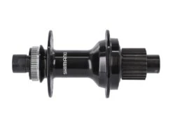 HR-Nabe Shimano FHMT510 142mm, 32 Loch, Schwarz,Centerl.,f. 12mm Steck.