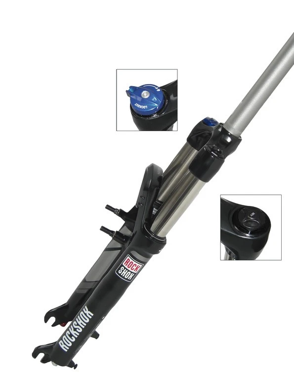 Federgabel RockShox Recon Silver TK100mm, 26"sw,1 1/8,Alu,9QR,SA,TK,CrAdj.P/D 1 Federgabel RockShox Recon Silver TK100mm, 26"sw,1 1/8,Alu,9QR,SA,TK,CrAdj.P/D