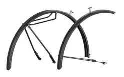 Schutzblechset Hebie Alumee, 28&quot;, 52mm, Schwarz, Mit Streben