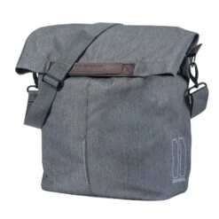 Shoppertasche Basil City, Grey/melee,30x18x49cm,14- 16ltr, Hook On