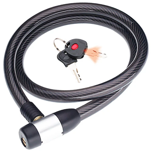 Point Panzerkabelschloss PK96 L = 120 Cm, Ø = 18 Mm Silber 2 Point Panzerkabelschloss PK96 L = 120 Cm, Ø = 18 Mm Silber – Bild 2